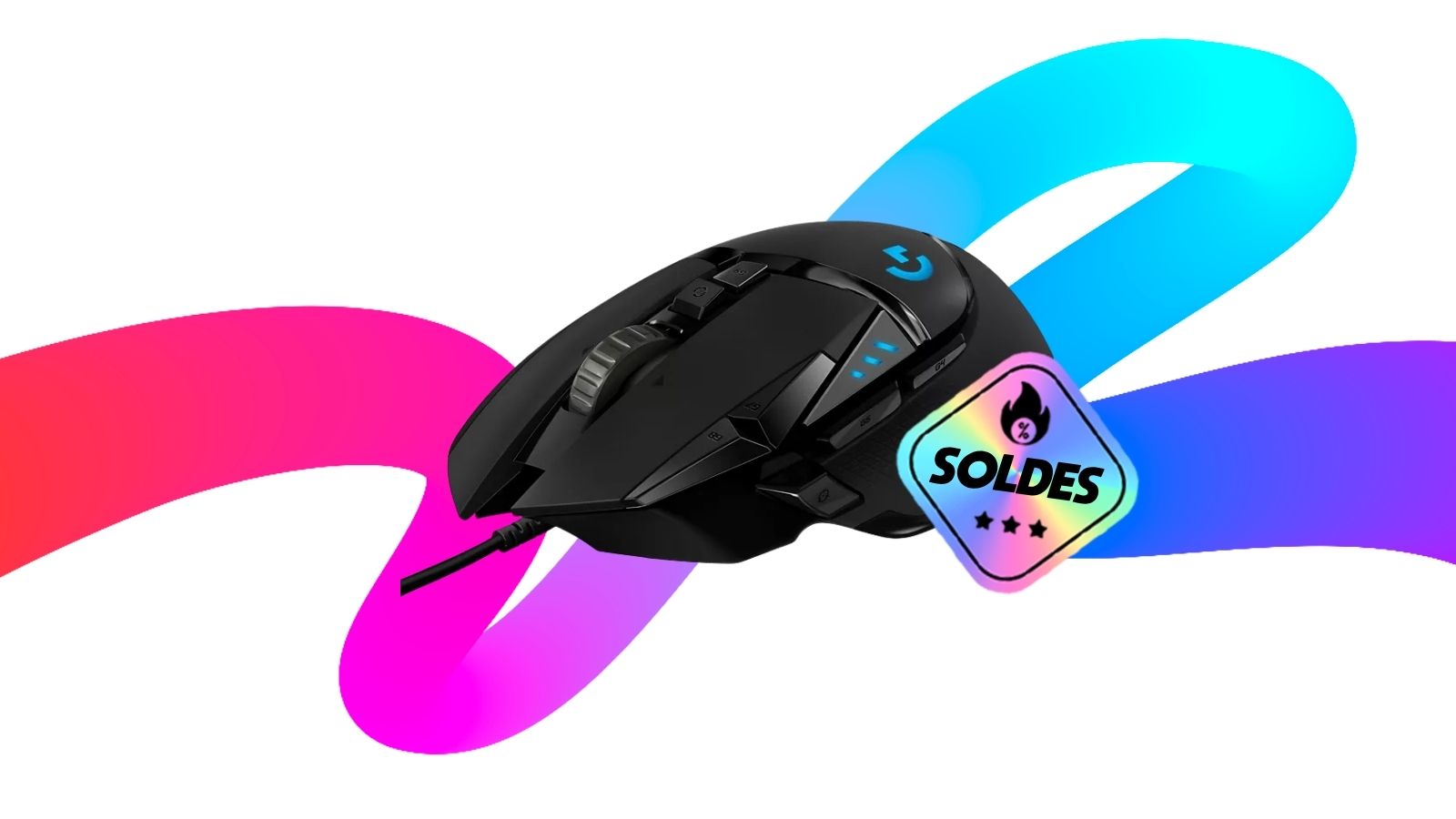 L'incontournable souris gamer Logitech G502 Lightspeed et ses 11 boutons est bradée à -50% pendant les Soldes