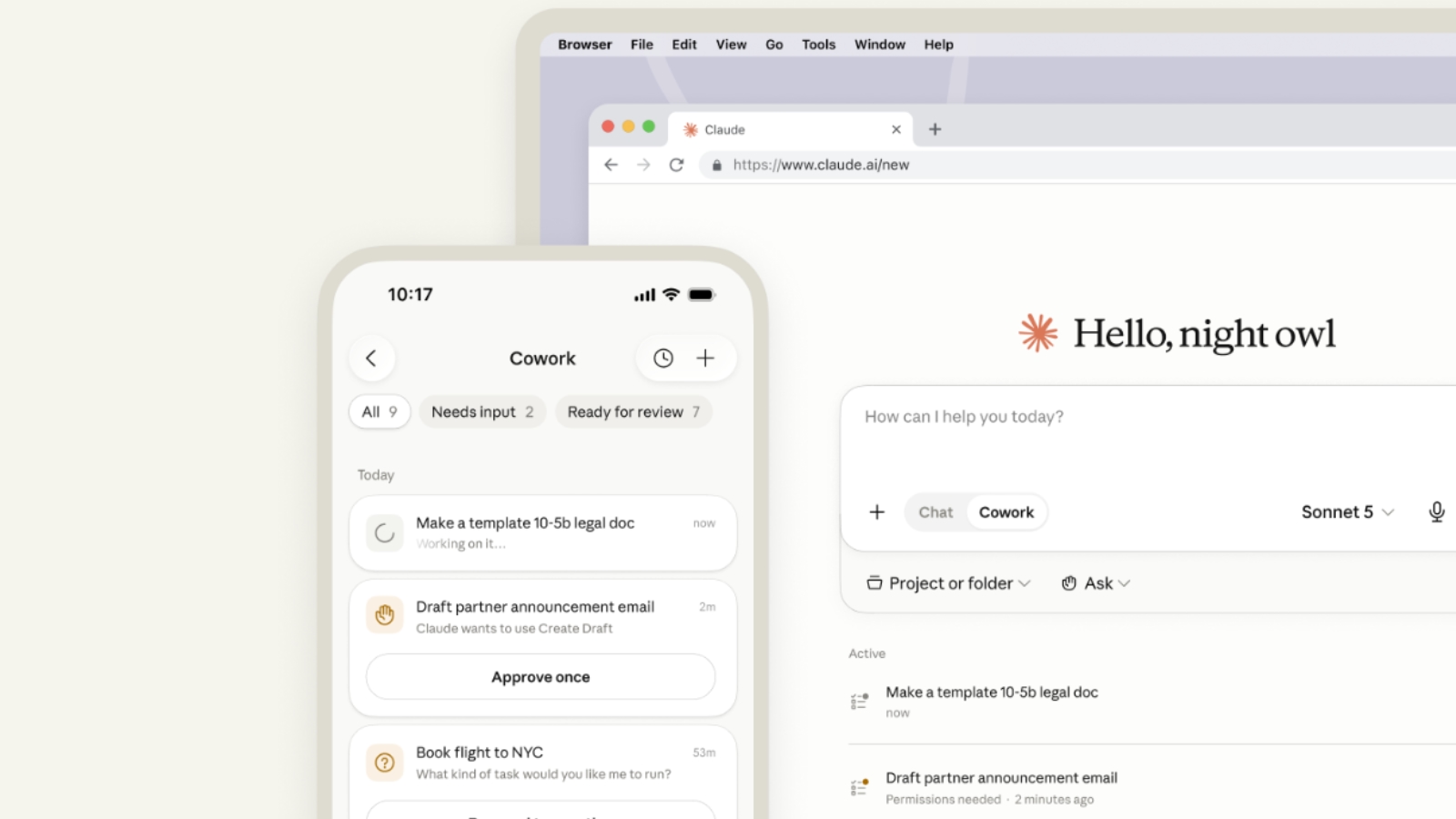 Anthropic lance Claude Cowork sur mobile, pour suivre et valider vos tâches IA où que vous soyez