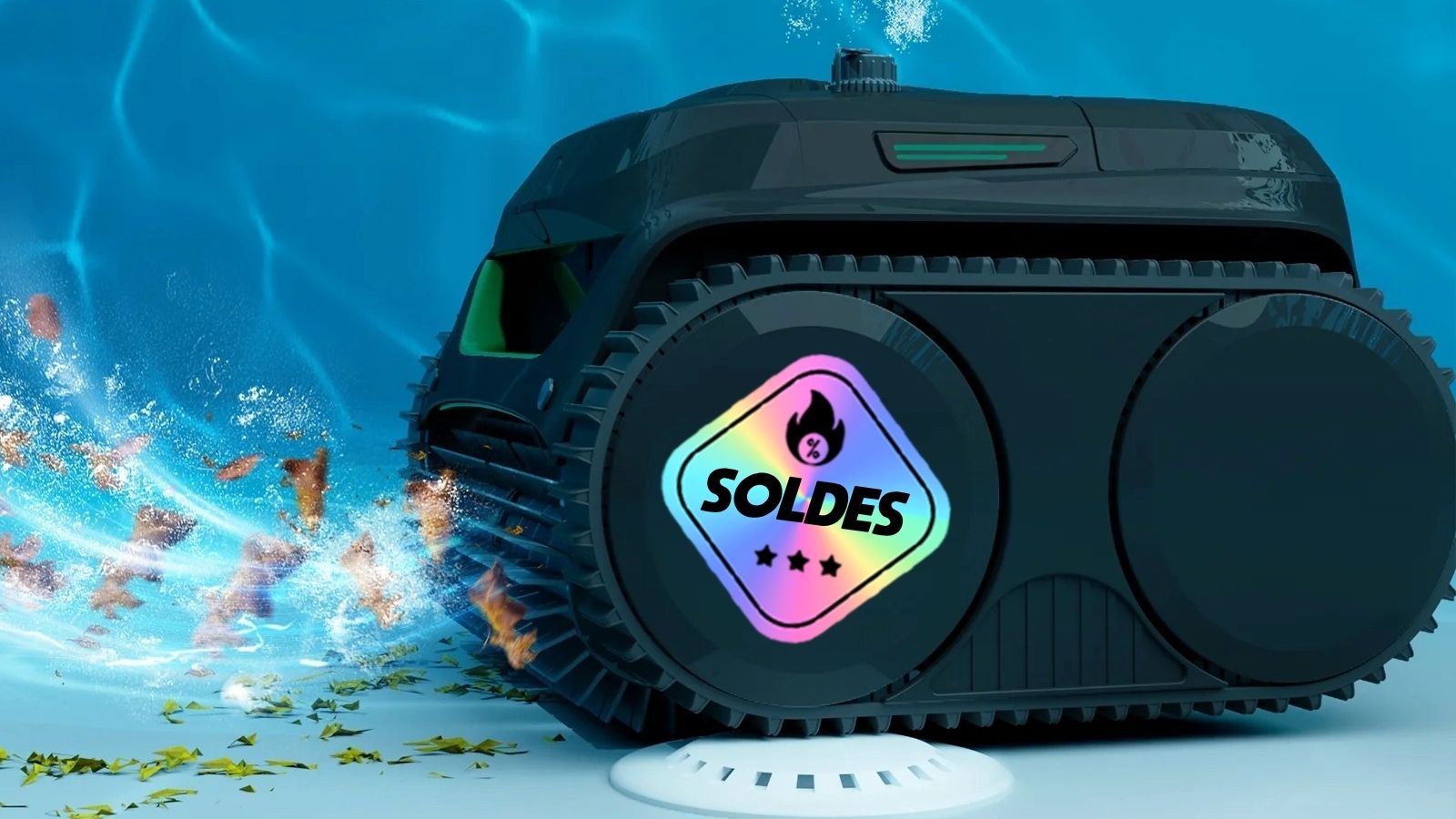 Ce robot de piscine sans fil qui simplifie l'entretien au maximum se retrouve soldé avec 32% de réduction