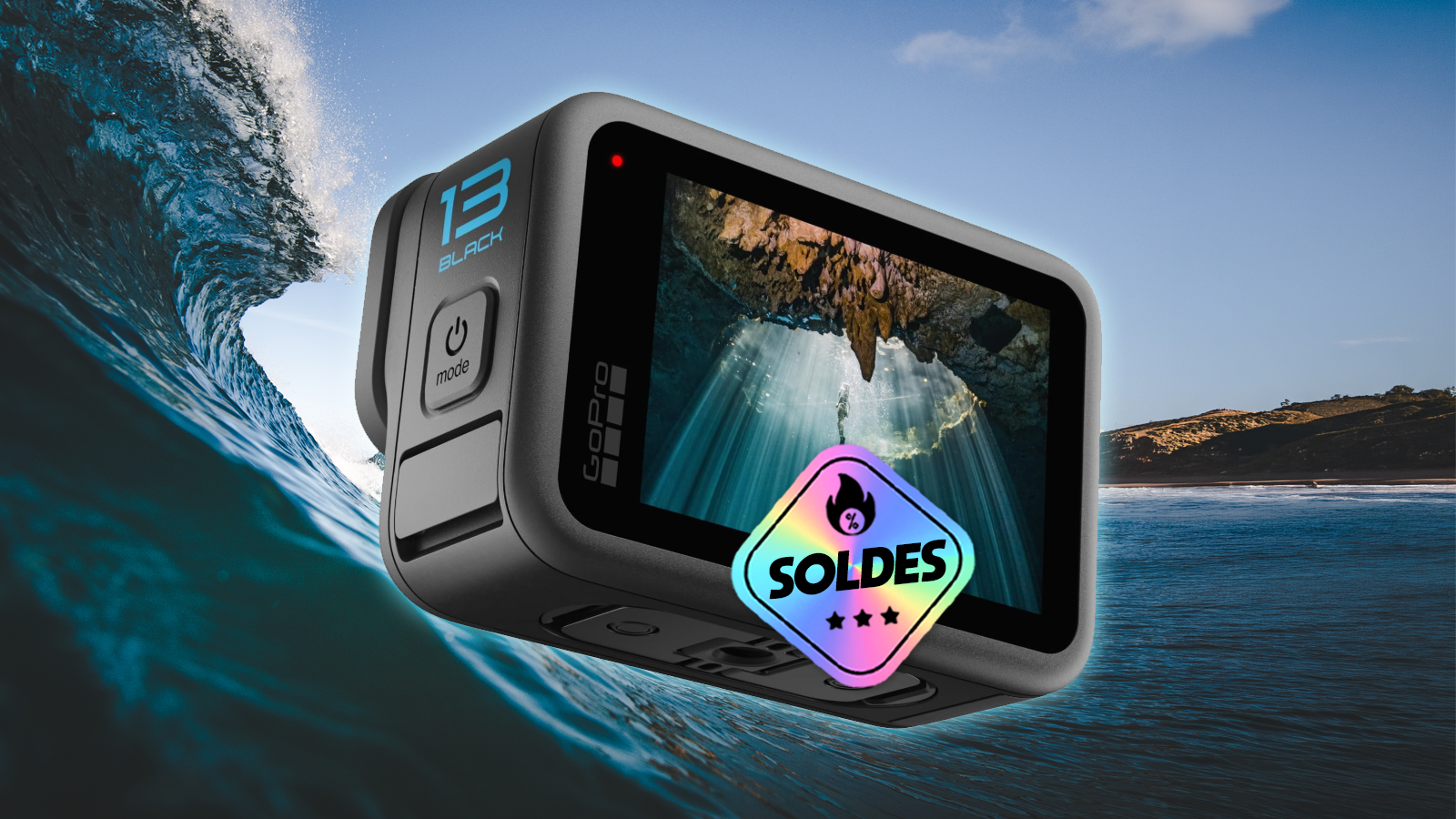 Soldes : 143 € d'économie sur ce pack GoPro HERO13 Black, la caméra idéale pour filmer tout l'été