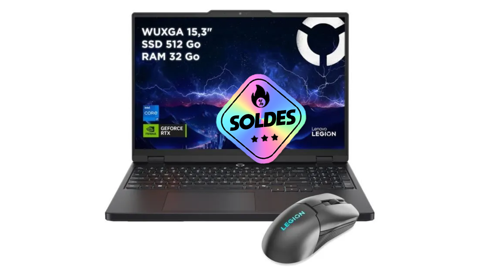 Cdiscount veut finir les Soldes en beauté et brade ce laptop gaming de Lenovo avec RTX 5070