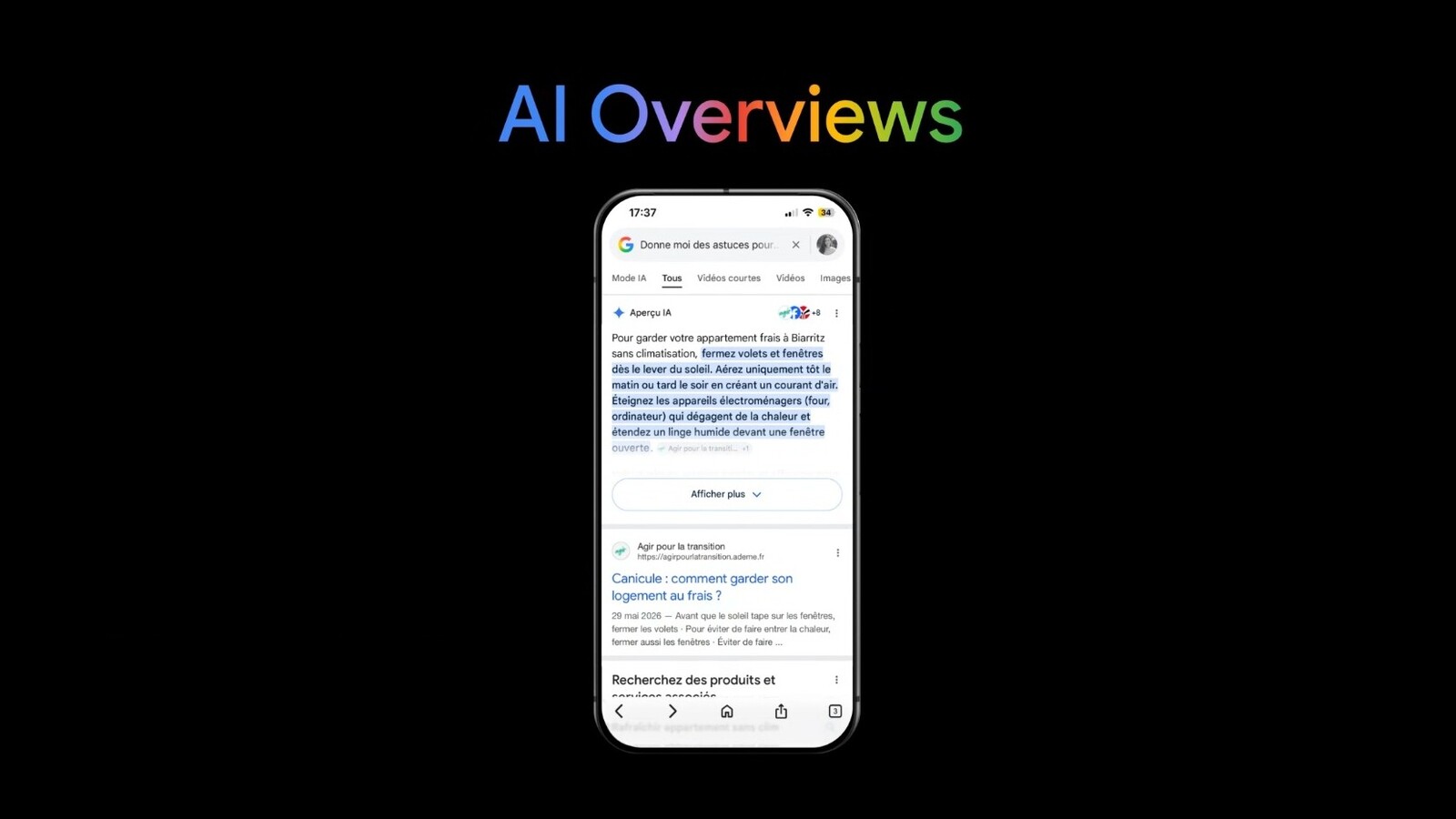 La recherche Google change de visage dès aujourd'hui, avec AI Overviews et AI Mode : voici comment ça marche