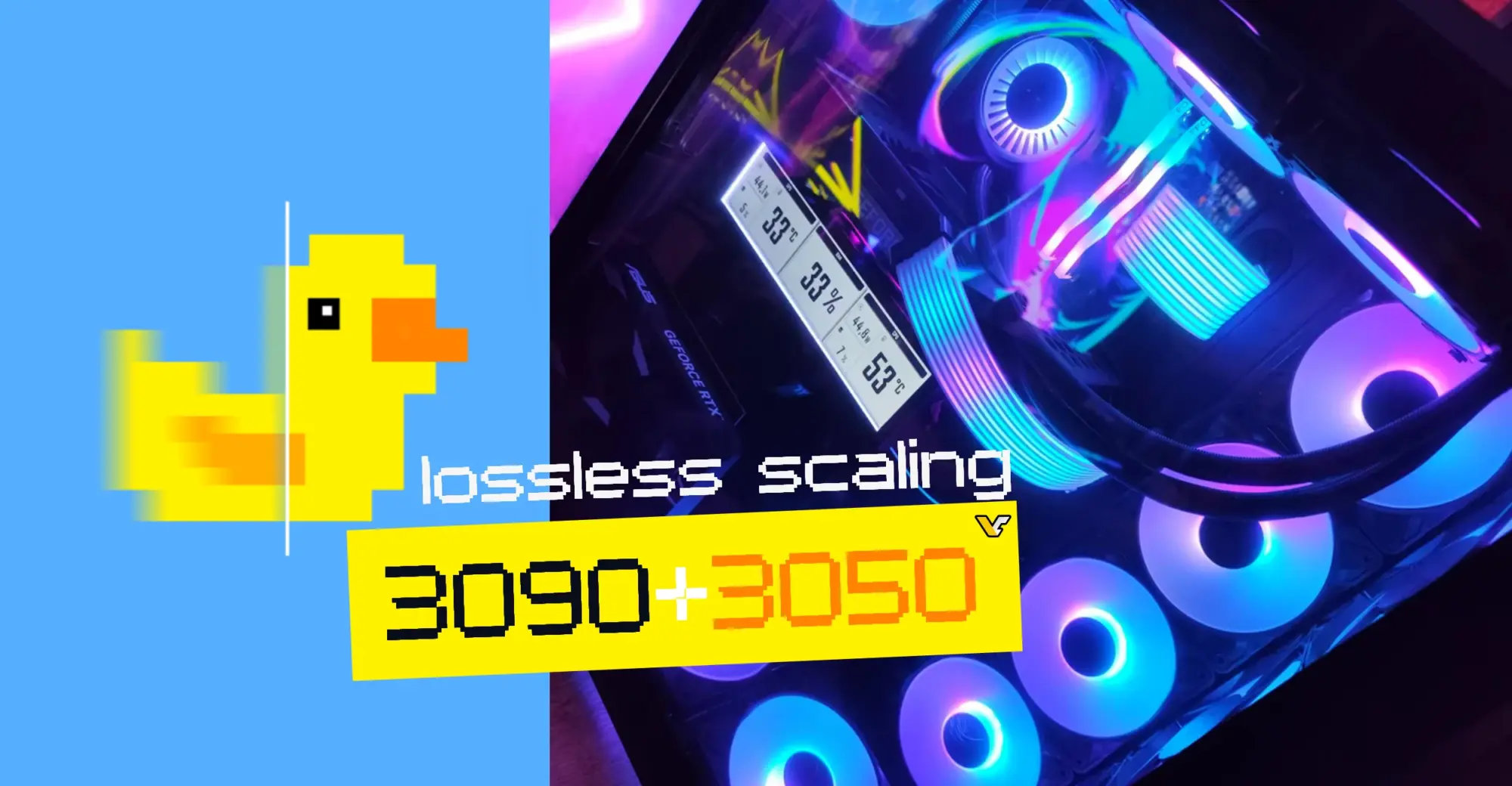 RTX 3090 + RTX 3050 : un improbable duo de GPU pour profiter de la frame generation