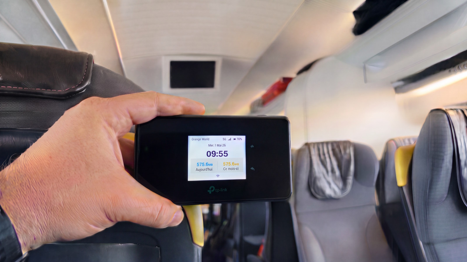 Test TP-Link M8550 : un routeur 5G très rapide, moins à l'aise dans le train