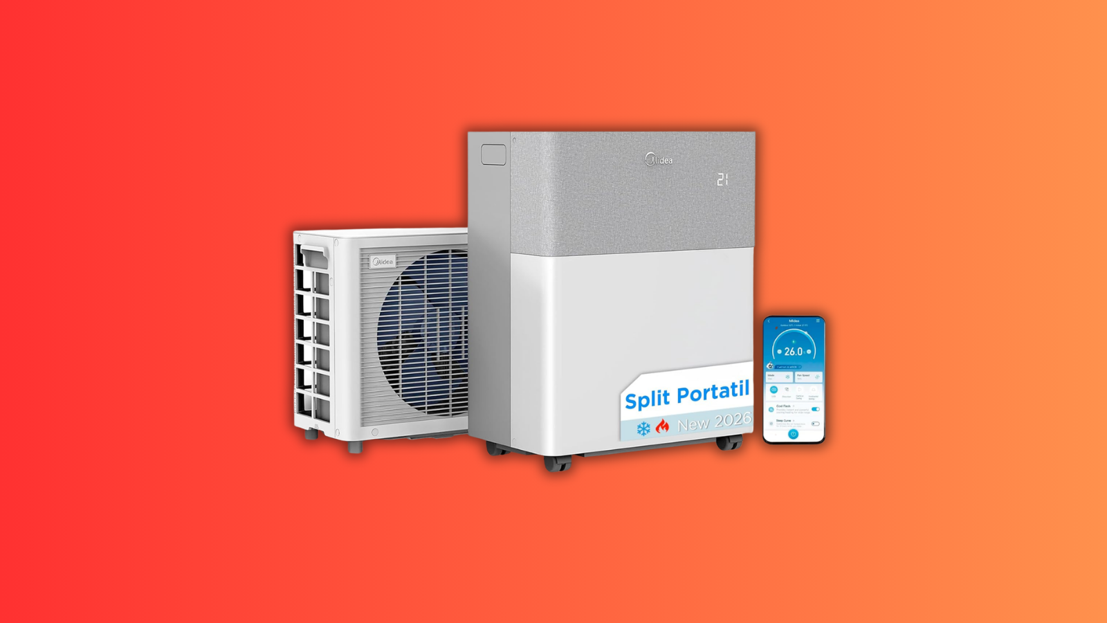 Canicule : le Midea PortaSplit à nouveau disponible chez Amazon !