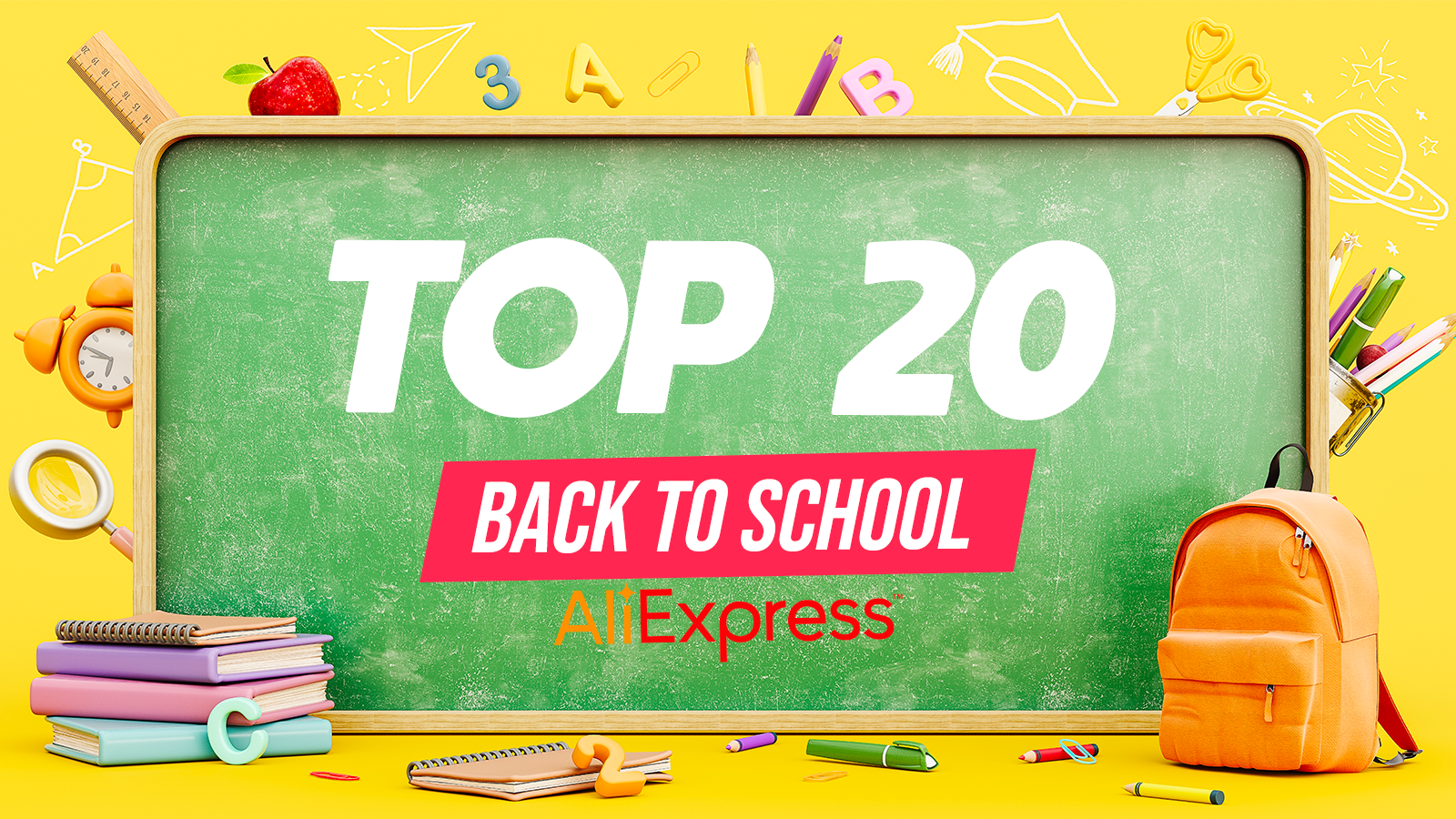 Back to School AliExpress : 20 offres jusqu'à -60% à saisir dès maintenant 