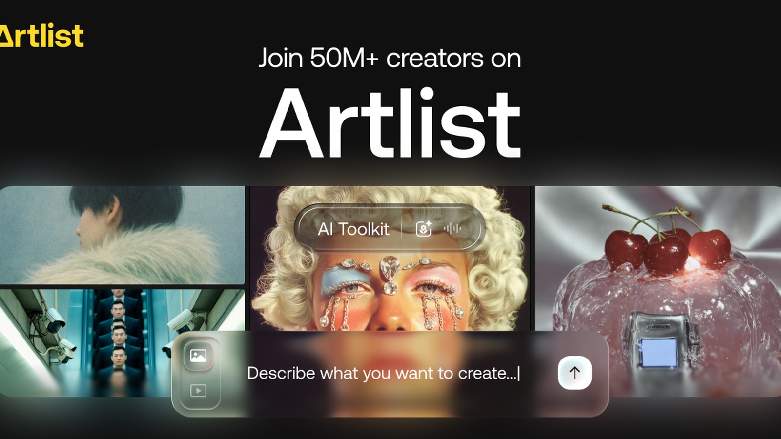 Création IA Artlist, images sons vidéos et voix off