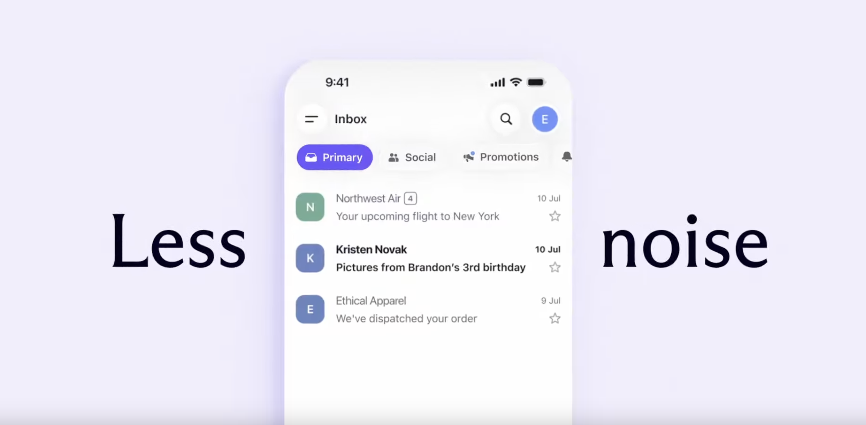 Proton Mail s'inspire de Gmail avec des catégories de tri automatique