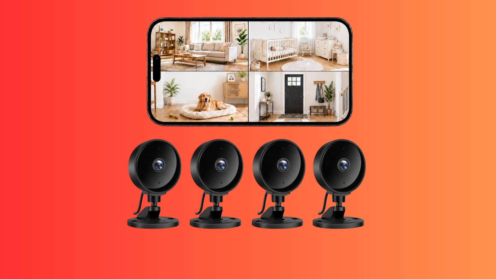 Amazon propose 4 caméras de surveillance pour moins de 40€ : difficile de trouver moins cher