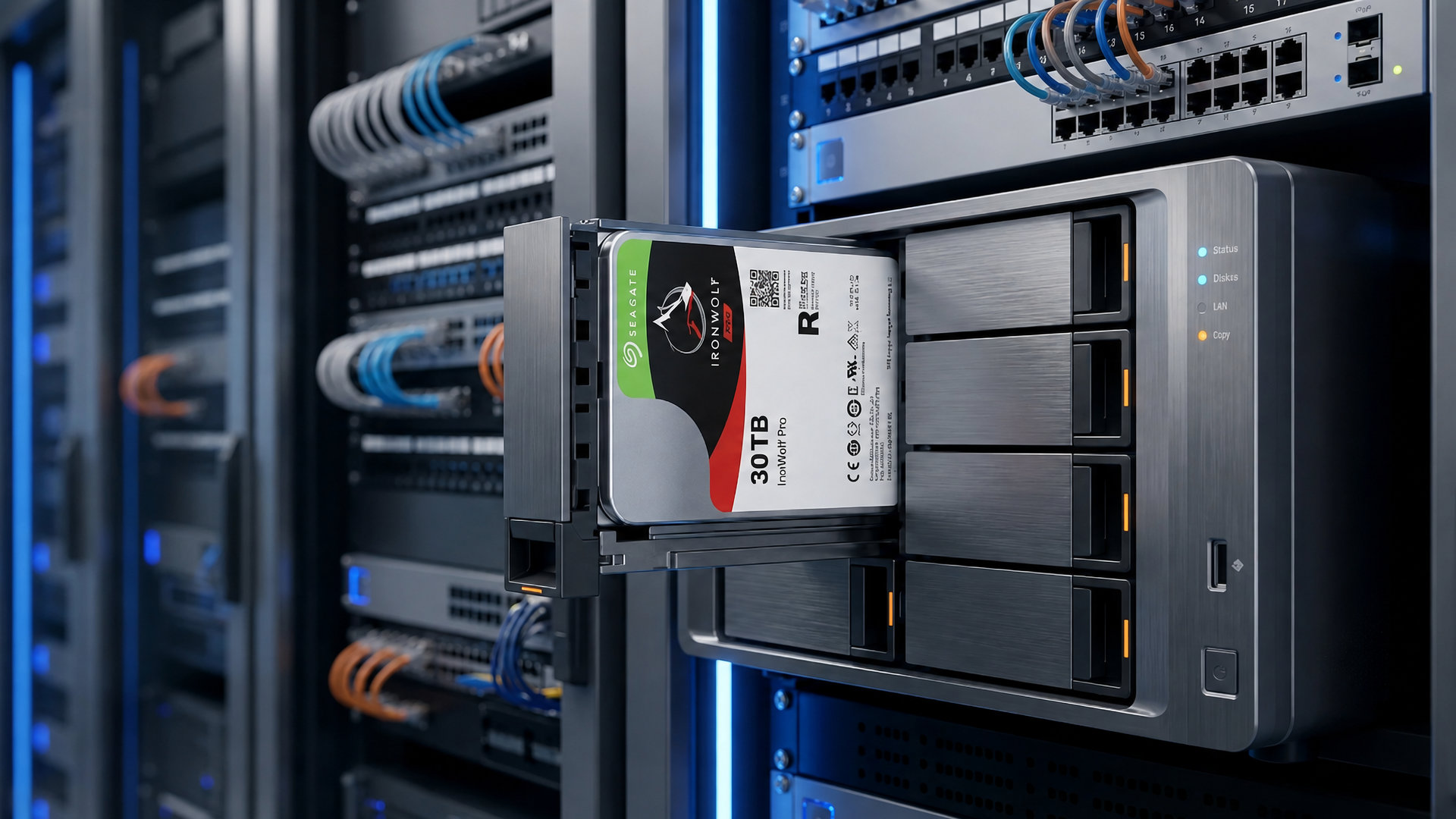 Test Seagate Ironwolf Pro 30 To : un disque dur NAS hors norme