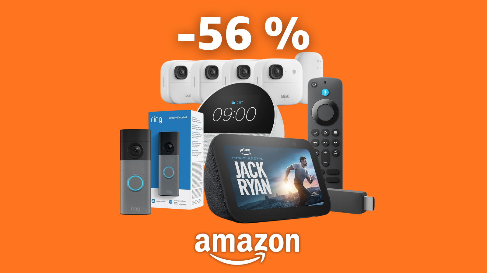 Amazon casse les prix de ses Echo Alexa, Ring et Fire TV : 15 offres jusqu’à -56%