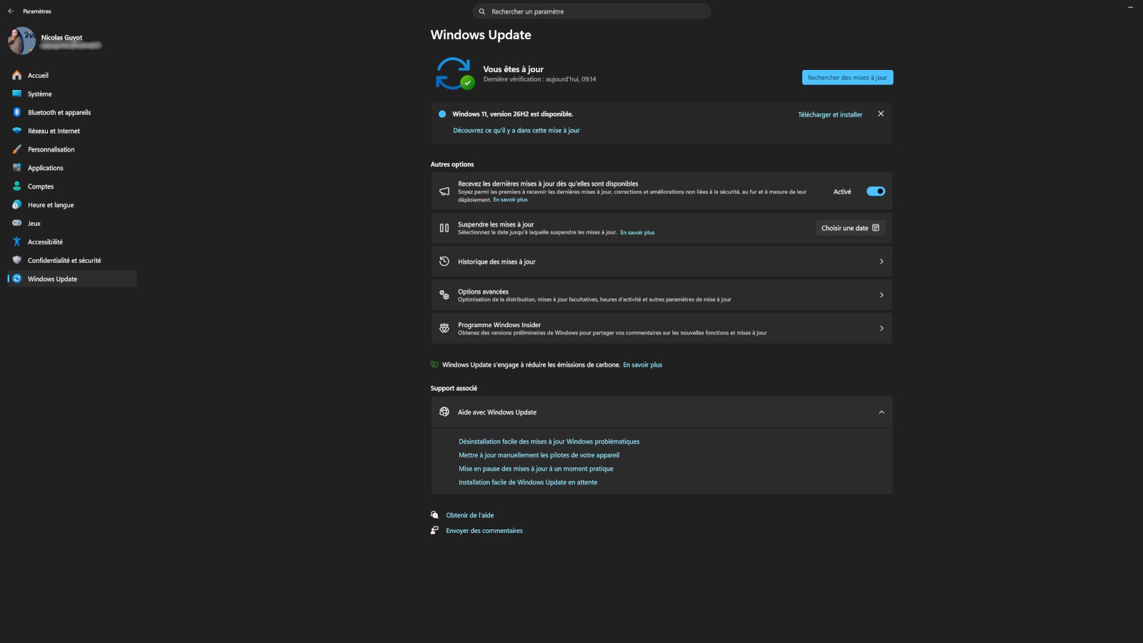 Windows 11 26H2 entre dans la dernière ligne droite, voici comment l'installer
