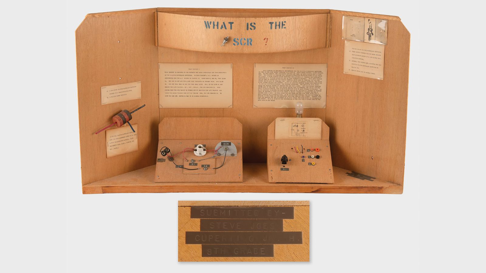 Steve Jobs avait 13 ans quand il a fabriqué cet objet : il vient de se vendre 34 375 dollars