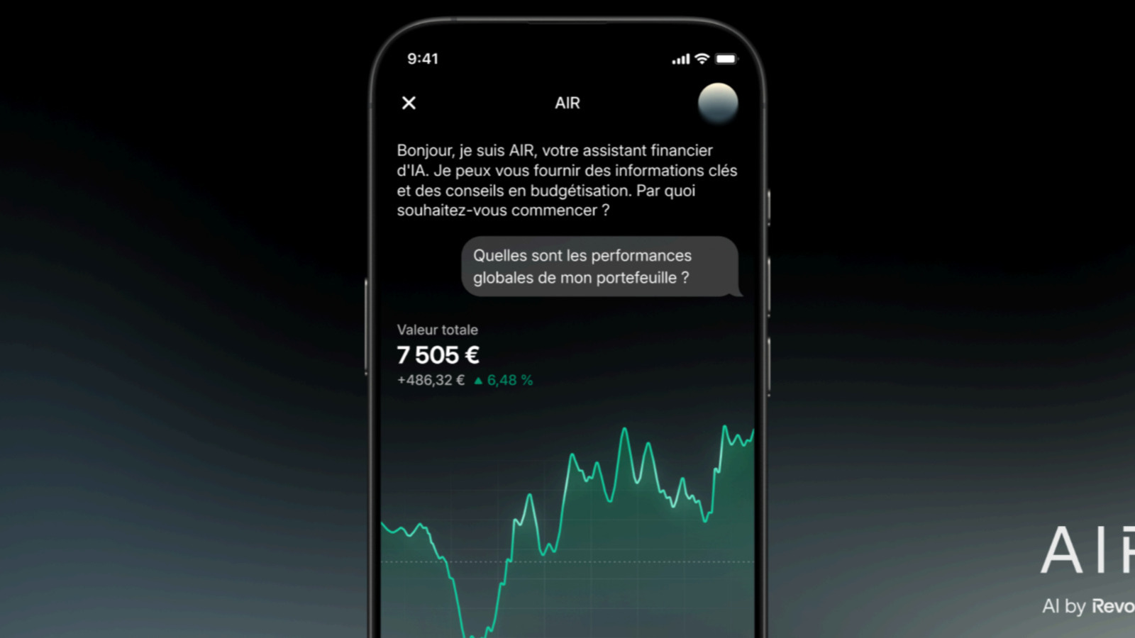 Revolut continue d'innover et lance AIR en France, son assistant IA qui veut devenir un copilote financier