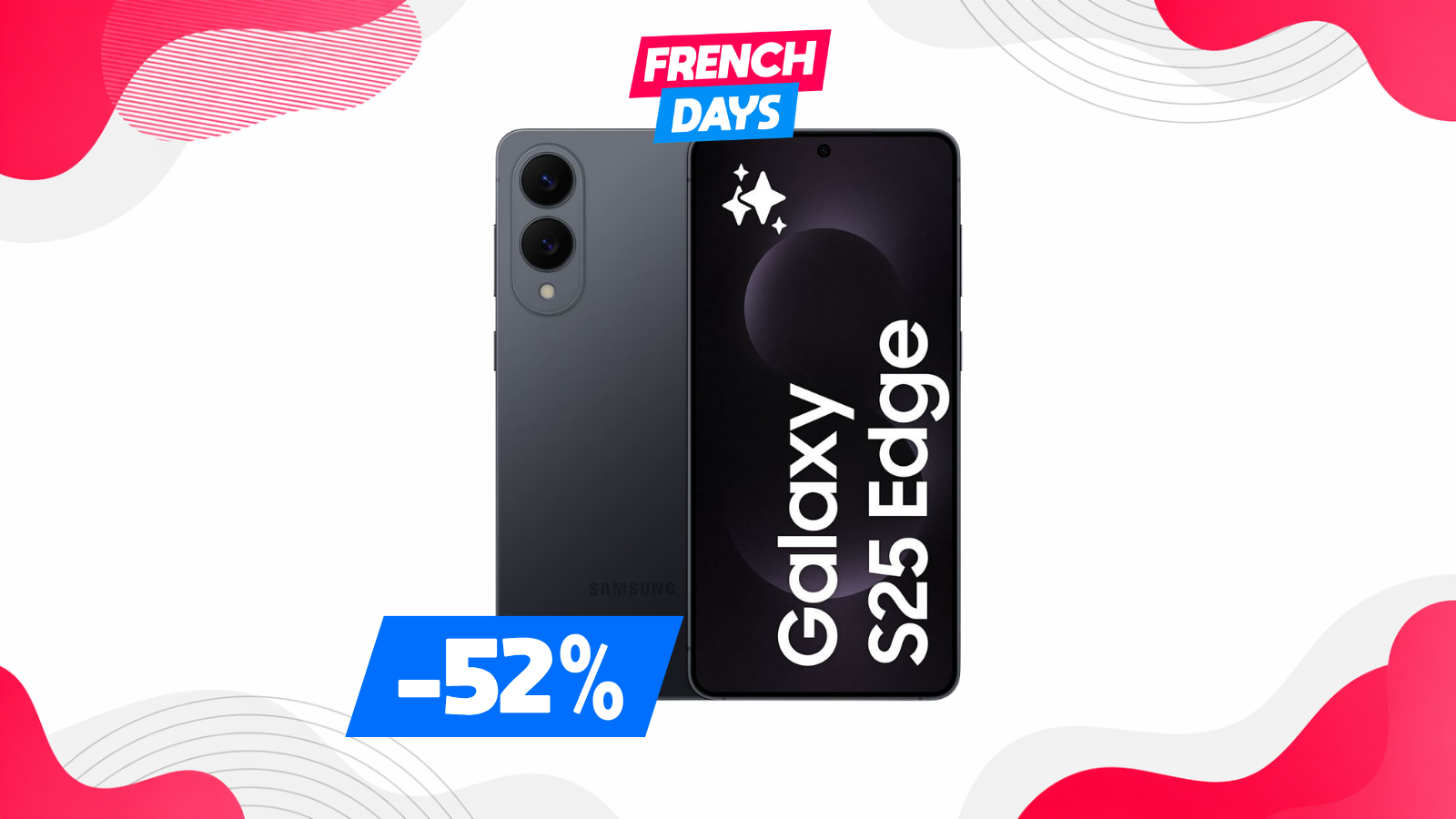 French Days : le Samsung Galaxy S25 Edge 256 Go passe sous les 600¬ chez Darty