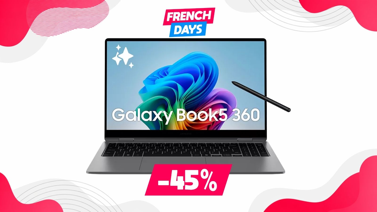French Days : ce laptop Samsung pivote à 360° avec écran OLED et Core Ultra 5 perd 820€
