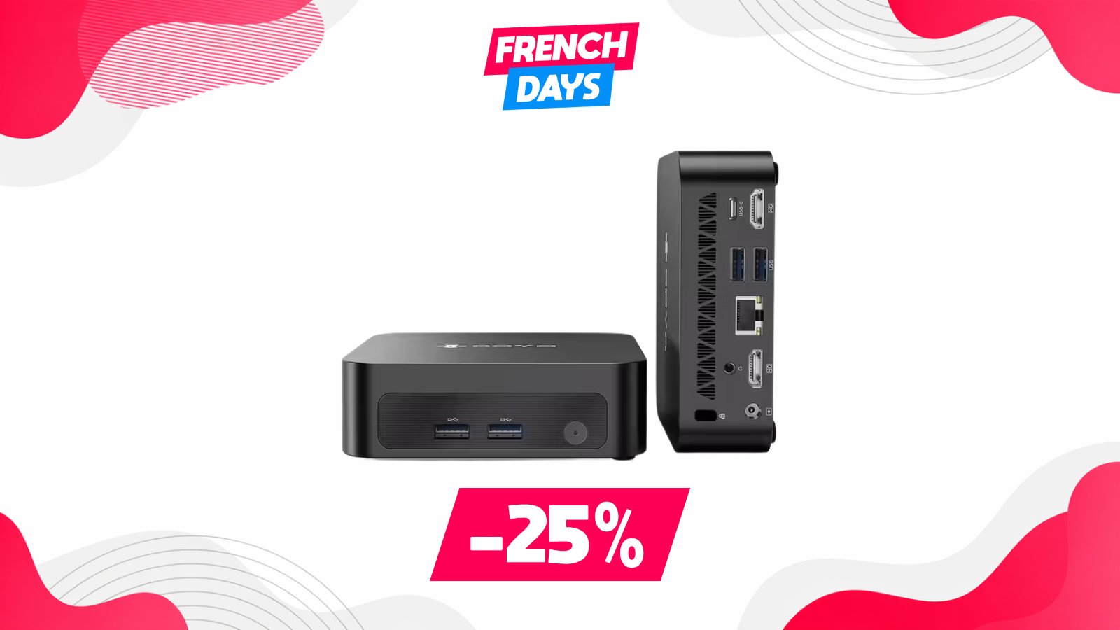 Pendant les French Days, ce mini PC avec l'Intel Core i7 voit son prix descendre à 100¬