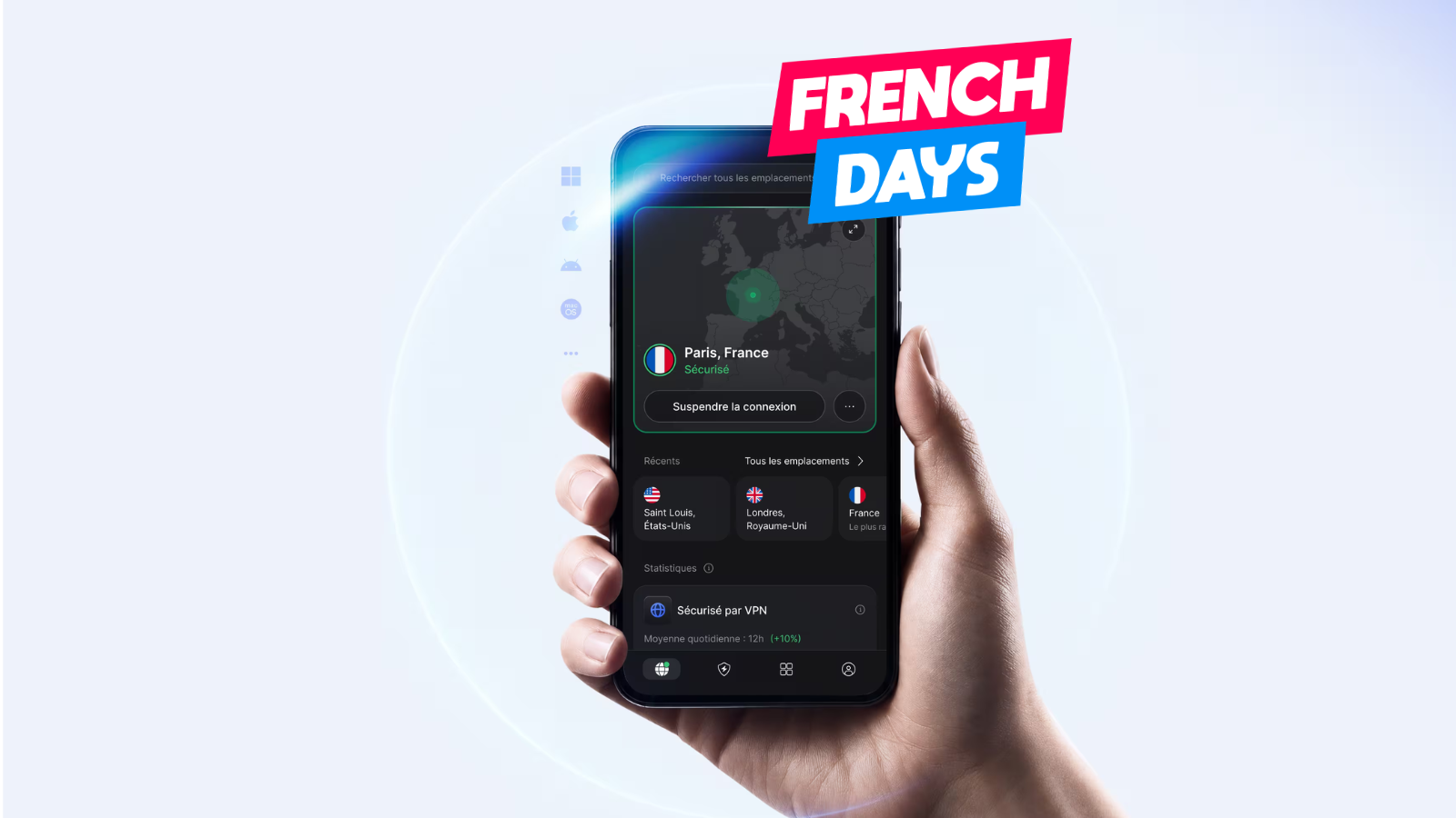 French Days : NordVPN passe à 3,37€-mois avec 4 mois offerts sur le forfait Basique