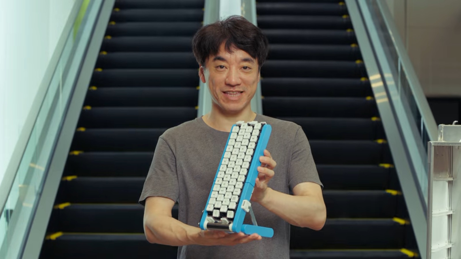 Google dévoile un clavier à tapis roulants et ce n'est pas qu'une simple blague