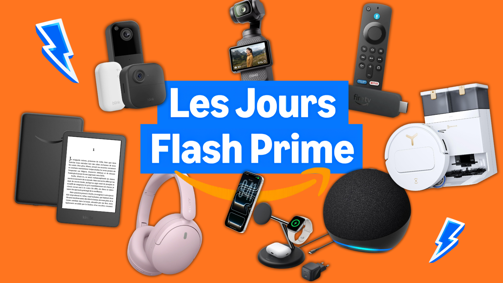 Prime Day : Amazon prend de l'avance sur ses Jours Flash et baisse déjà 30 produits tech jusqu'à -60%