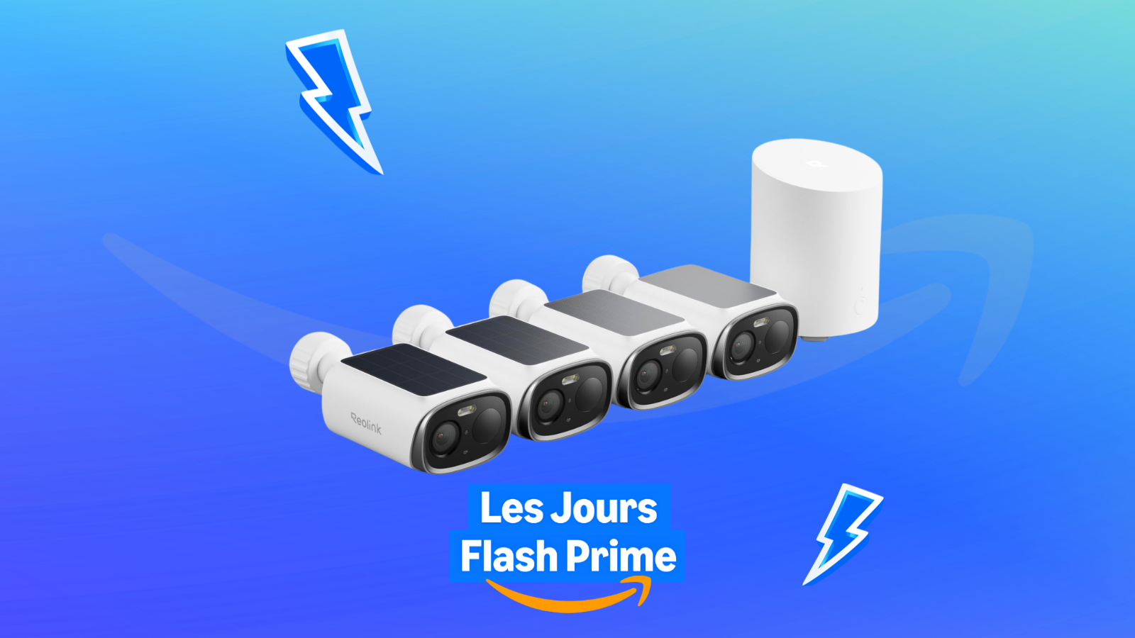 Reolink Argus Solar : 4 caméras pour surveiller la maison à 297,99€