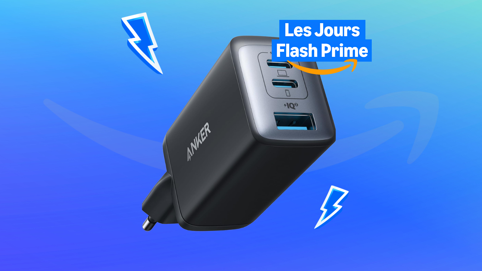 Recharger trois appareils sur une seule prise, c'est possible : le chargeur Anker Nano II 65 W passe sous la barre des 20¬ chez Amazon