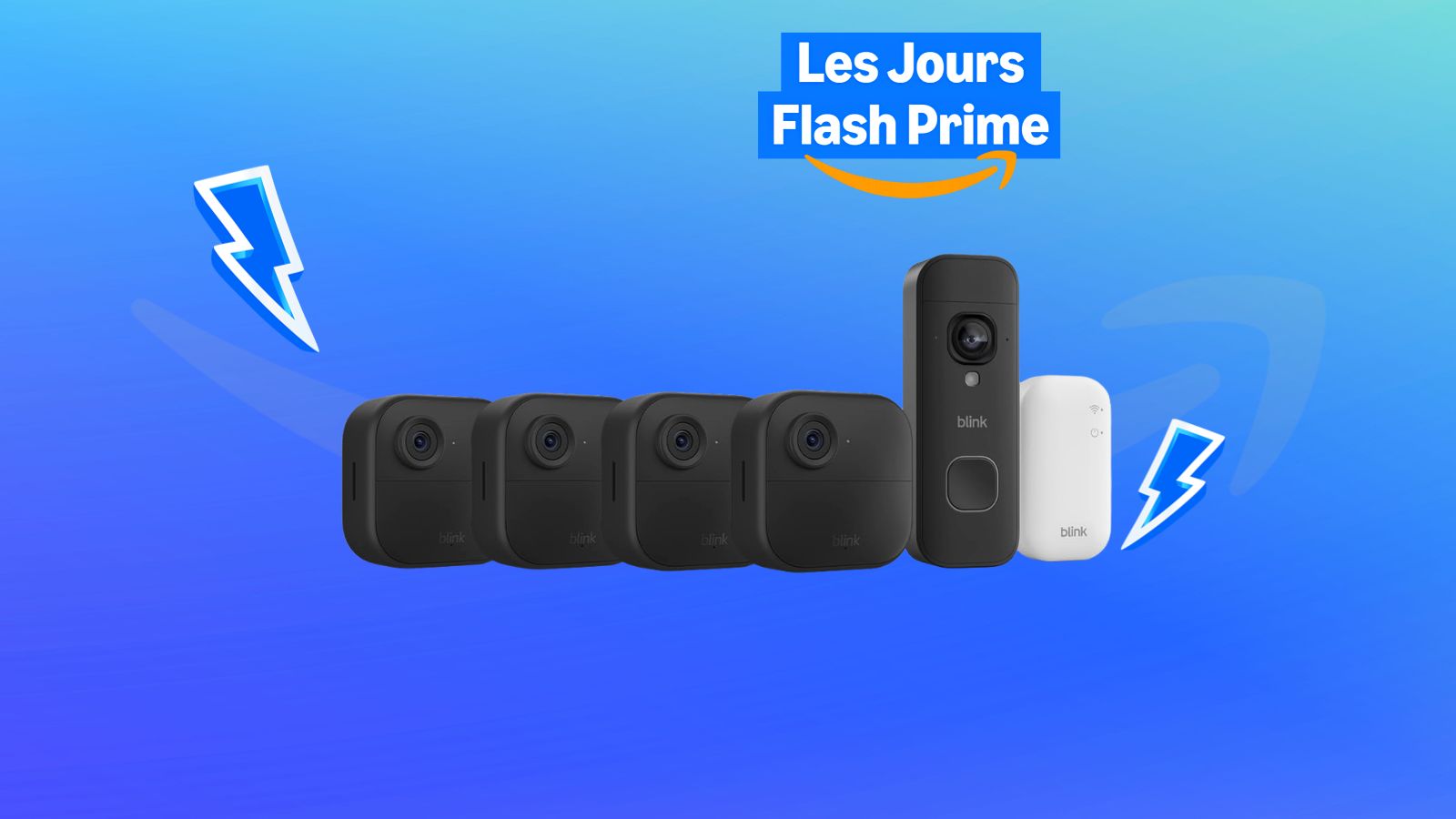 Amazon brade ce pack de 4 caméras Blink à -75% pour son Prime Day