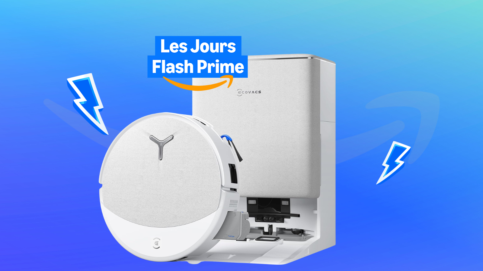 Il aspire et lave le sol tout seul : l’aspirateur-robot Ecovacs Deebot T90 Pro Omni passe à 479 € chez Amazon
