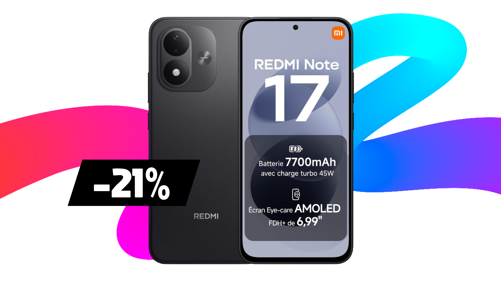 Doté d’une autonomie monstre, le smartphone Redmi Note 17 passe sous la barre des 200€ chez Amazon
