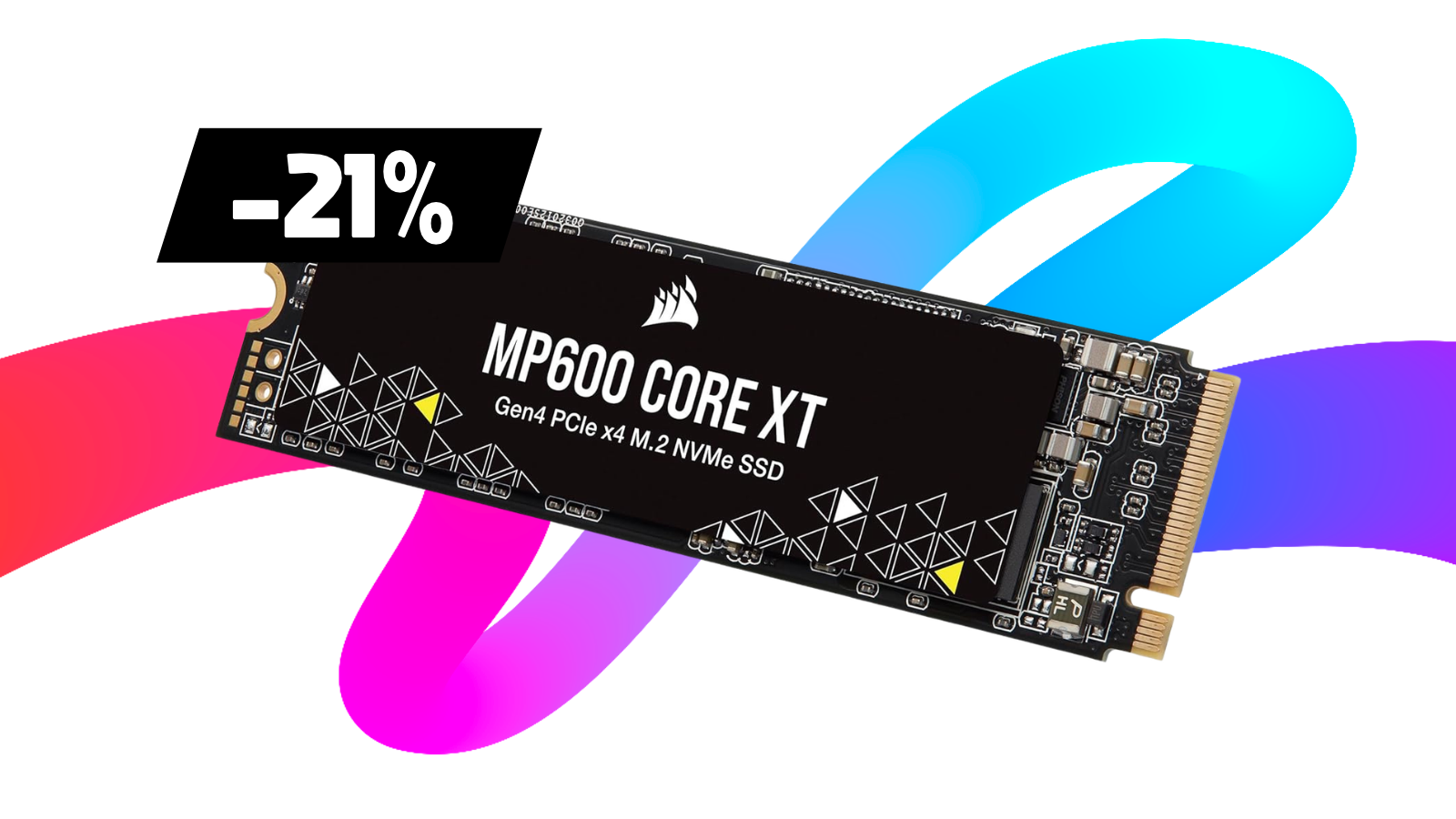 Un téraoctet de plus pour vos jeux et vos fichiers, ça vous dit ? Le prix du SSD Corsair MP600 Core XT baisse de 59 ¬ chez Amazon