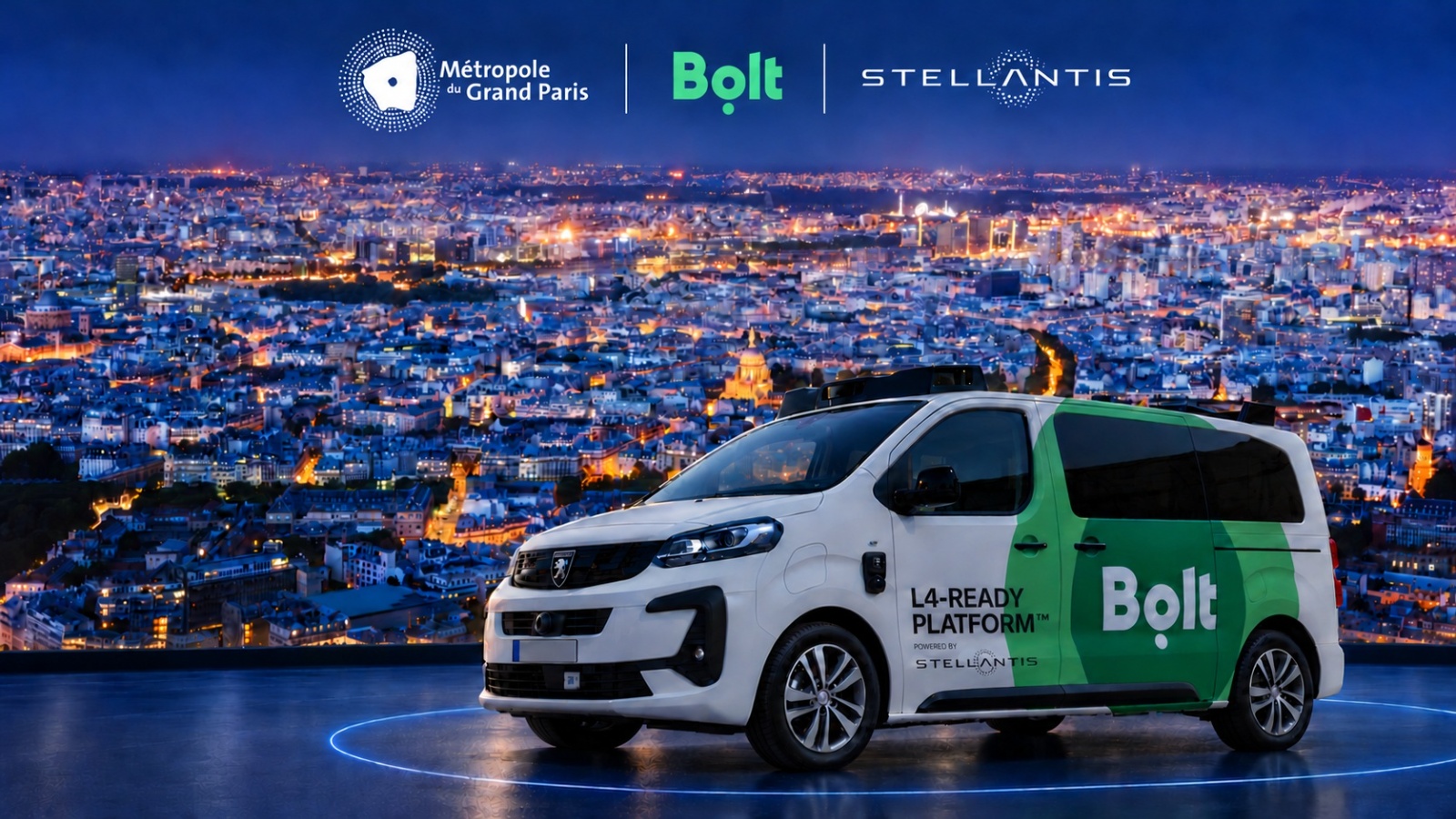 Bolt et Stellantis préparent des véhicules autonomes dans le Grand Paris pour 2028