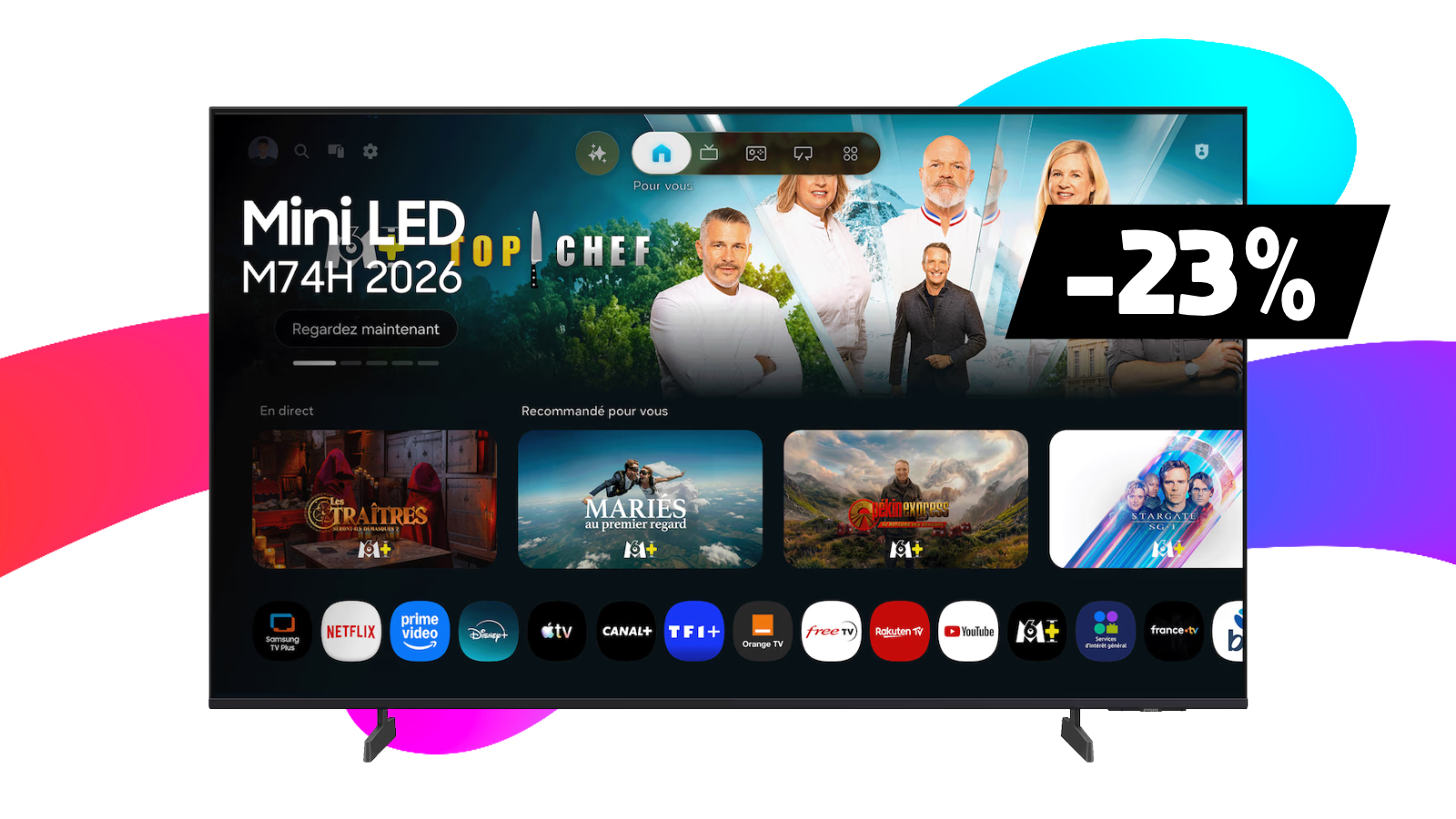 À 499 € chez Boulanger, cette TV Samsung MiniLED de 55 pouces cible les amateurs de grand spectacle