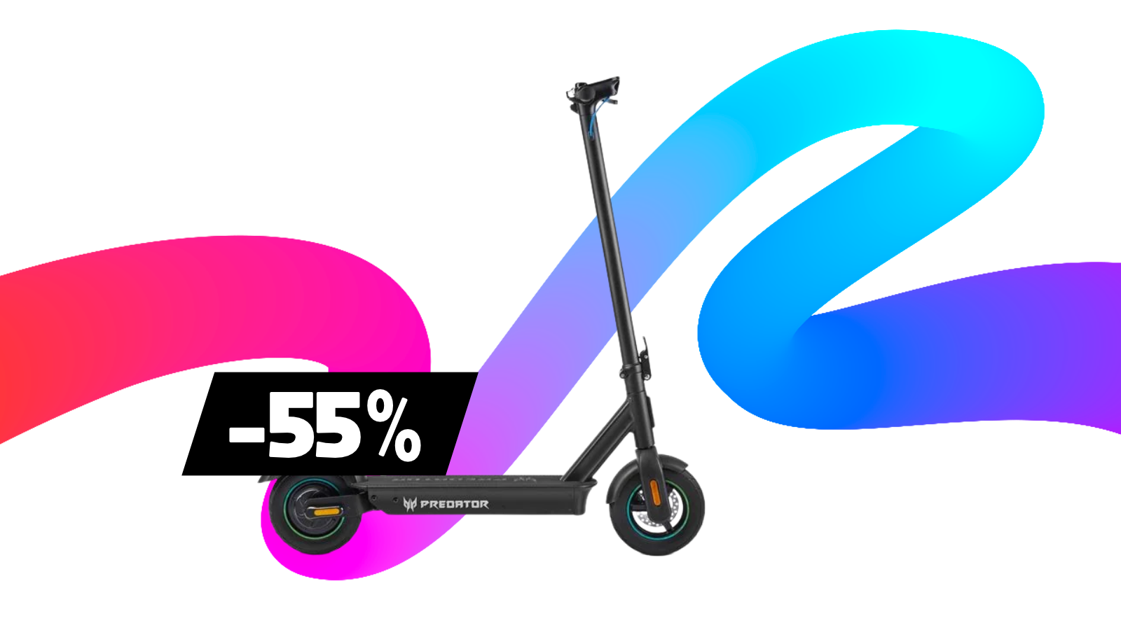 Moitié prix pour cette trottinette électrique d'Acer parfaite pour éviter les transports en commun